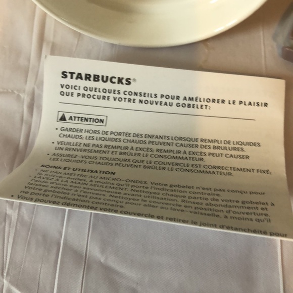 Starbucks Yellow rose of Texas porcelain 12 oz hot or cold beverage cup New 2021 - Picture 5 of 9